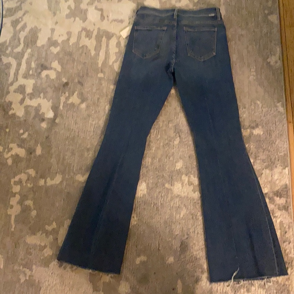 MOTHER Dark Blue Flare Jeans